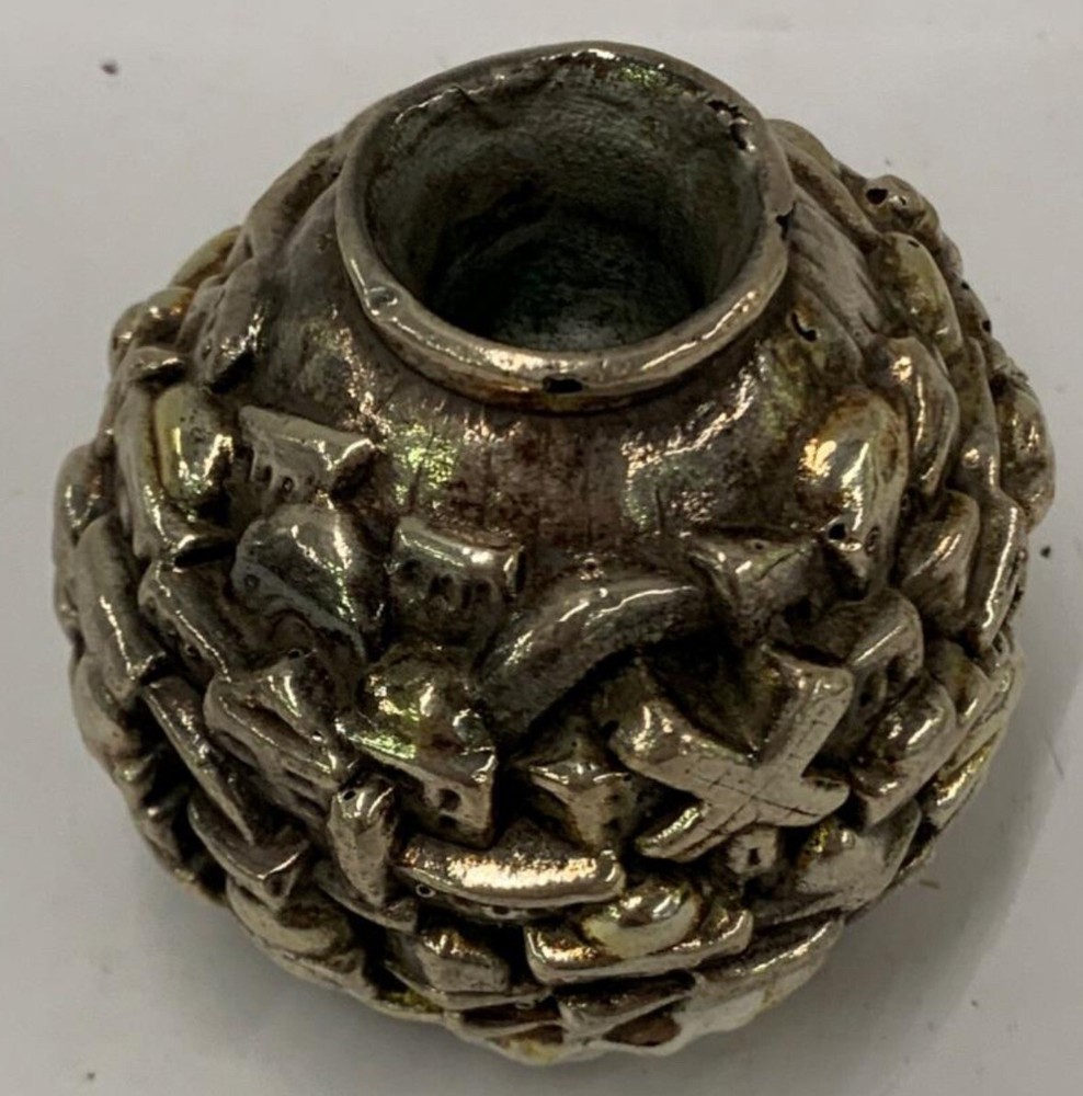 Sterling Silver Jerusalem Candle Holder