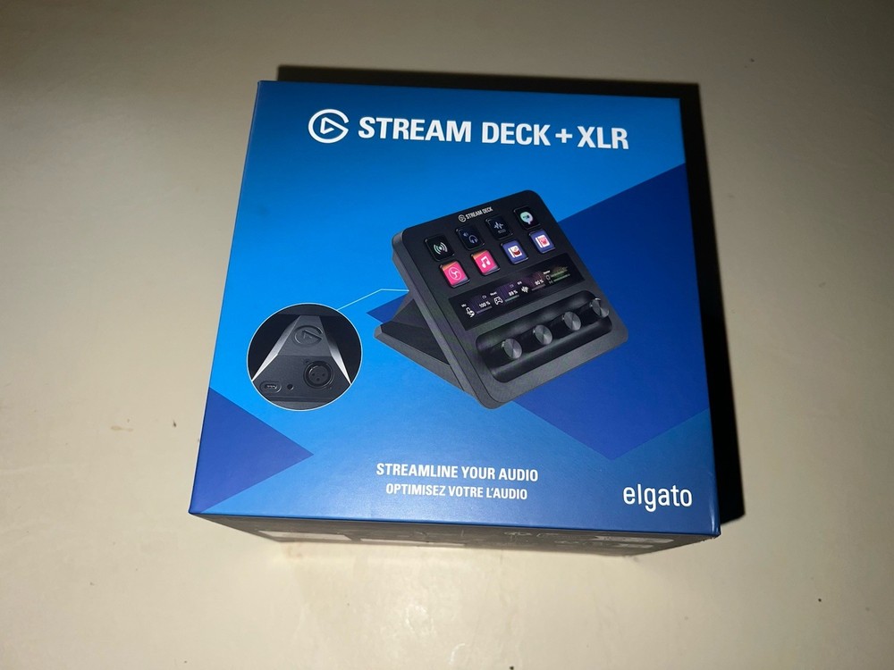 Elgato Stream Deck Plus + XLR Microphone Controller Corsair Black
