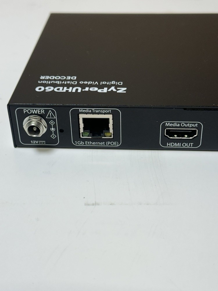ZeeVee ZyPerUHD60 4K AV over IP Video Decoder (UNTESTED)