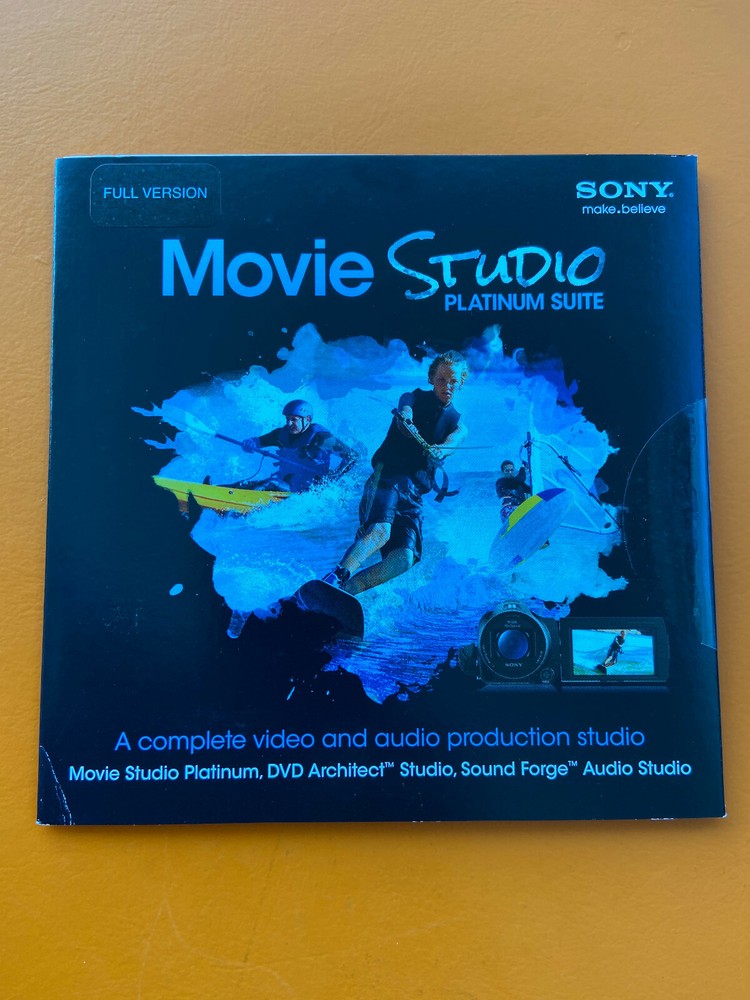 SONY Movie Studio Platinum Suite Version 12 Open Box