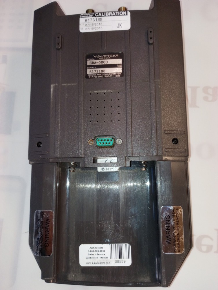 WAVETEK SDA-5000 Stealth Digital Analyzer Meter + CHARGER + CONNECTORS