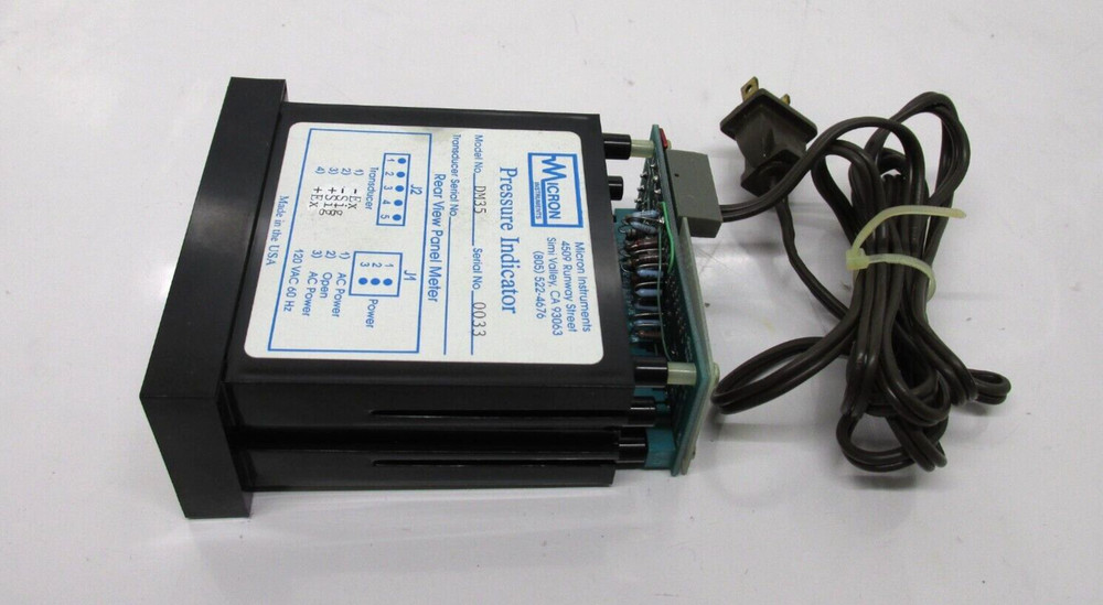 Micron Instruments DM35 Digital Panel Meter BR