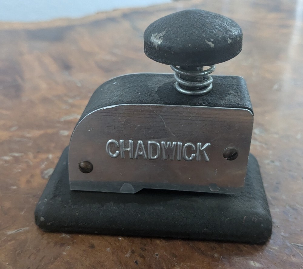 Vintage Chadwick Stamp Hole Punch