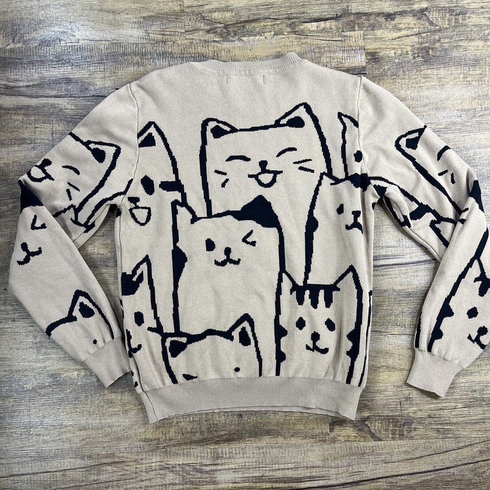 Lizette Collection Pullover Cat Sweater Women’s Size S