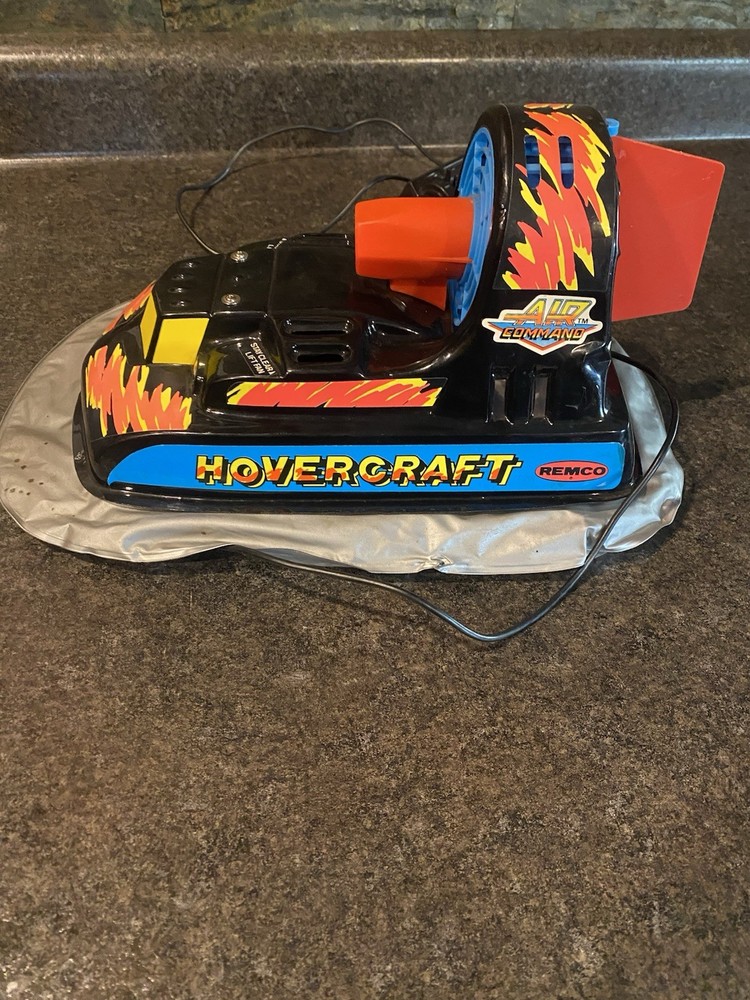 Vintage Remco Remote Controlled Hovercraft Toy 1990