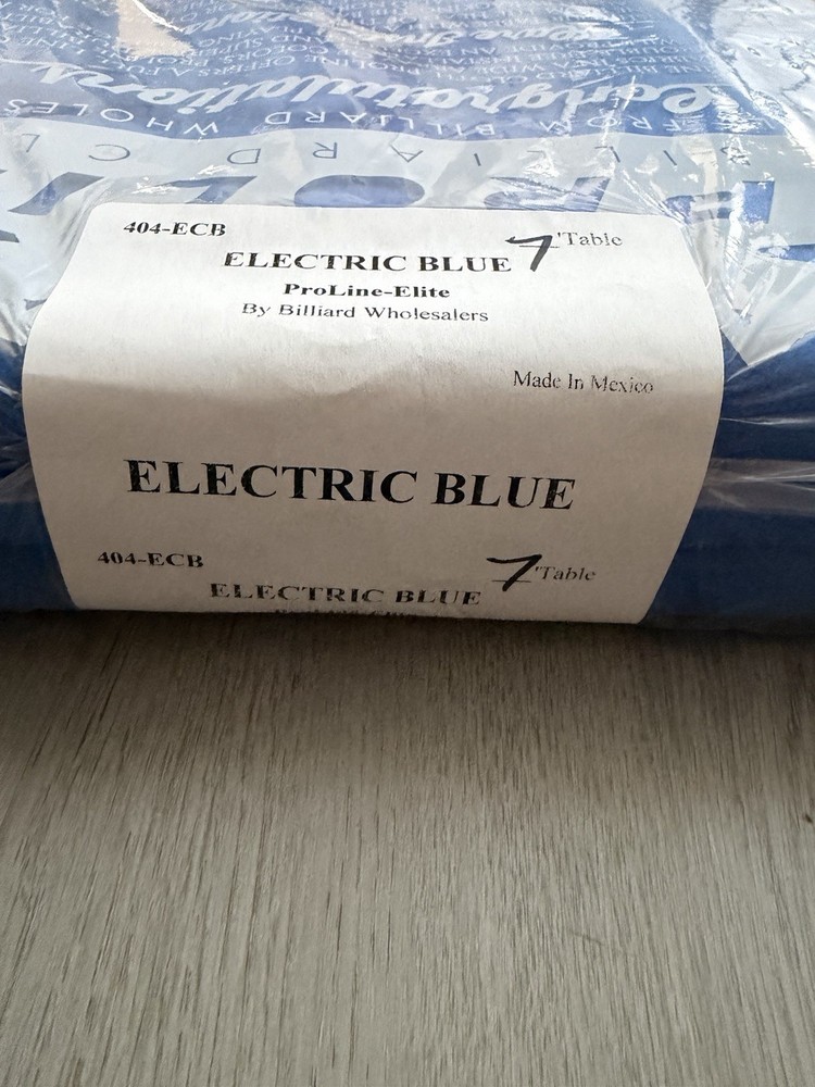 Proline 404 7ft Electric Blue Pool Table Felt