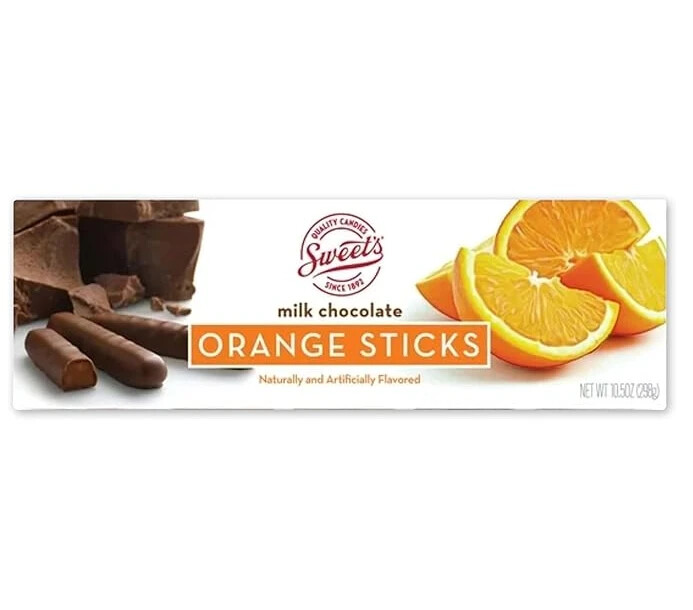 Sweet's Candy Milk Chocolate Orange Sticks - 10.5 oz