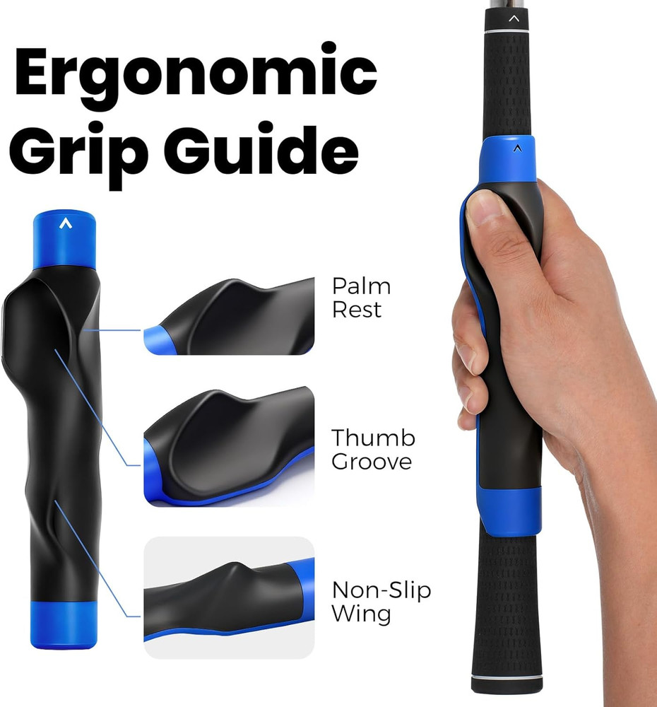 Golf Grip Trainer – Right-Hand Swing Trainer & Practice Grip Corrector for Prope