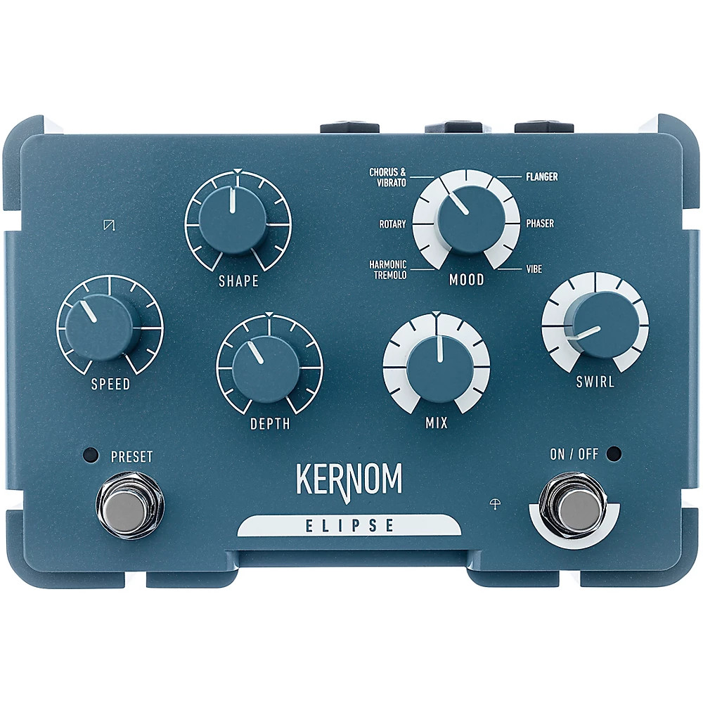 Kernom Pedals Elipse Modulation Effects Pedal Teal
