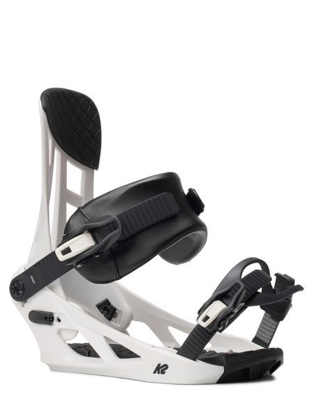 K2 Indy Men's Snowboard Bindings, White, Medium MY26