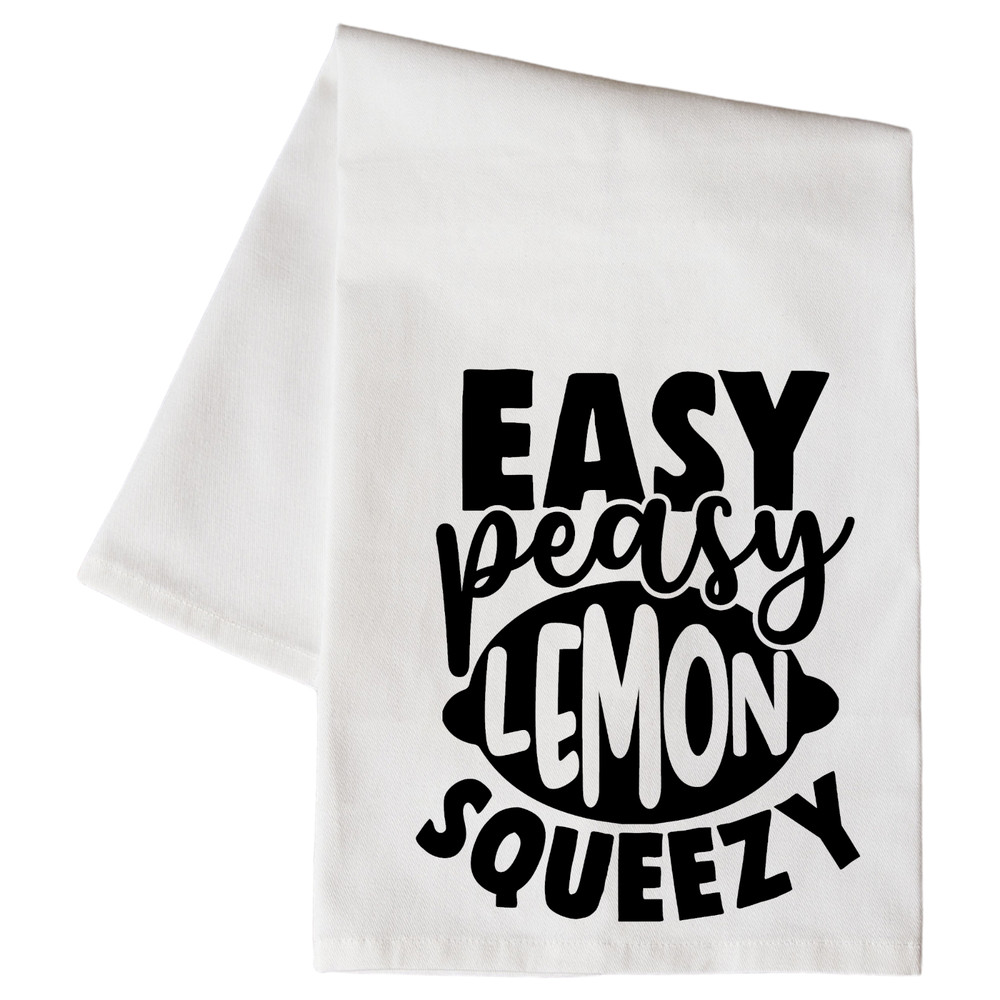 EASY PEASY Kitchen Floursack Dish Towel