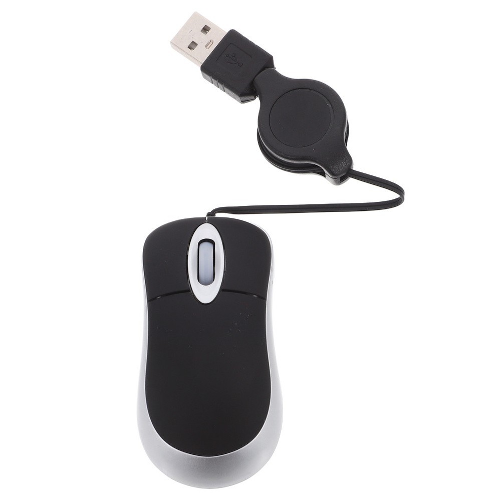 Quiet Mouse Retractable Wire Optical Wired High Voltage Electric