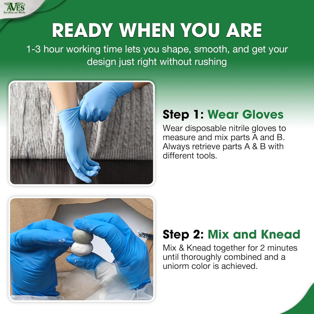 Modeling Compound 2 Part (A & B) - 4 Lb, White/Stone White