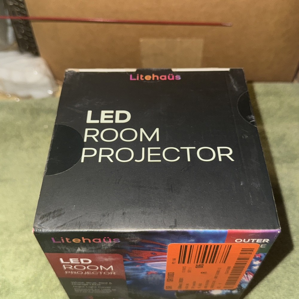 Litehaus LED Outer Space Star Projector Night Light New In Box