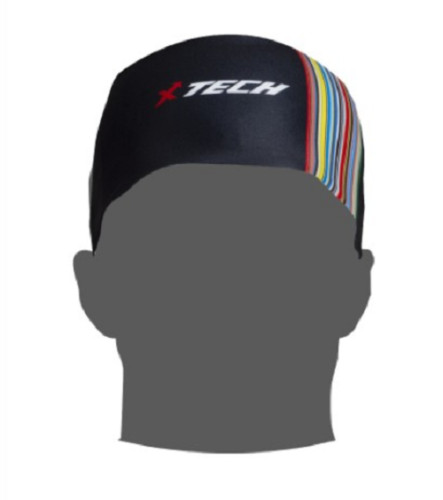 XTECH HAT XT104 EXTRA LIGHT Summer 100% Polyamide Black/Multicolor UNIQUE SIZE
