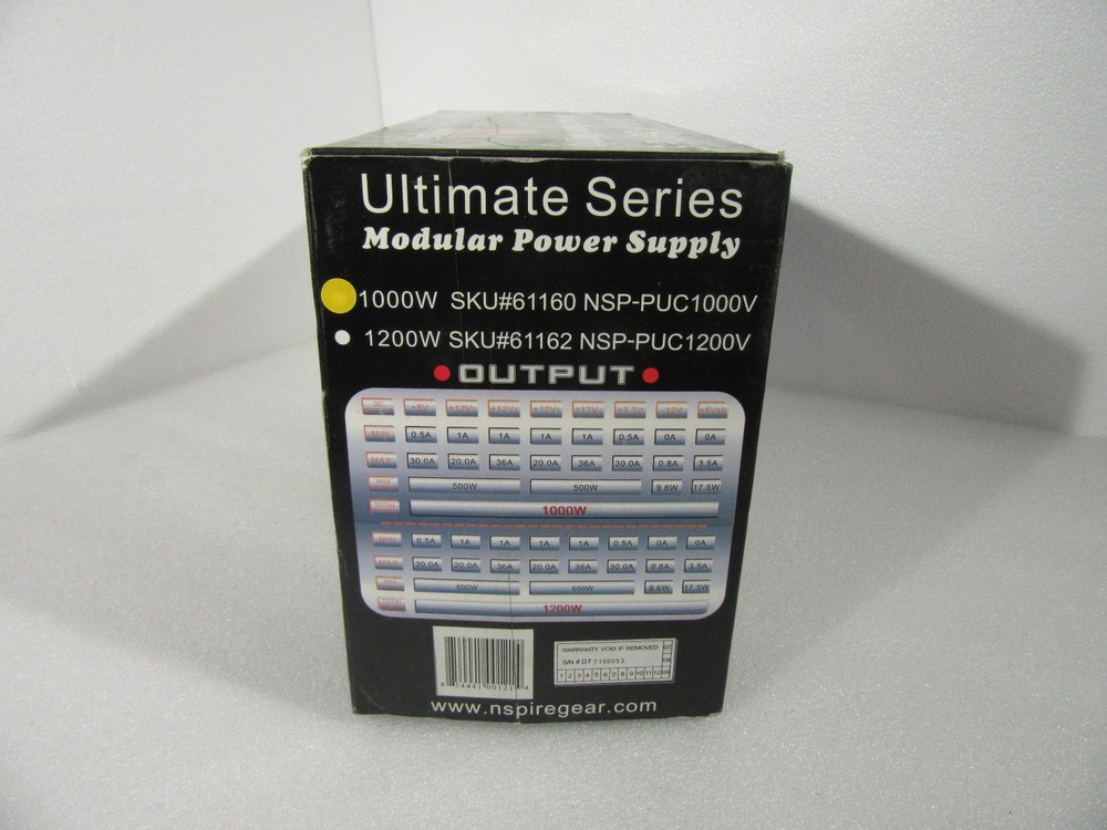 NSPIRE PUC1000V MODULAR POWER SUPPLY