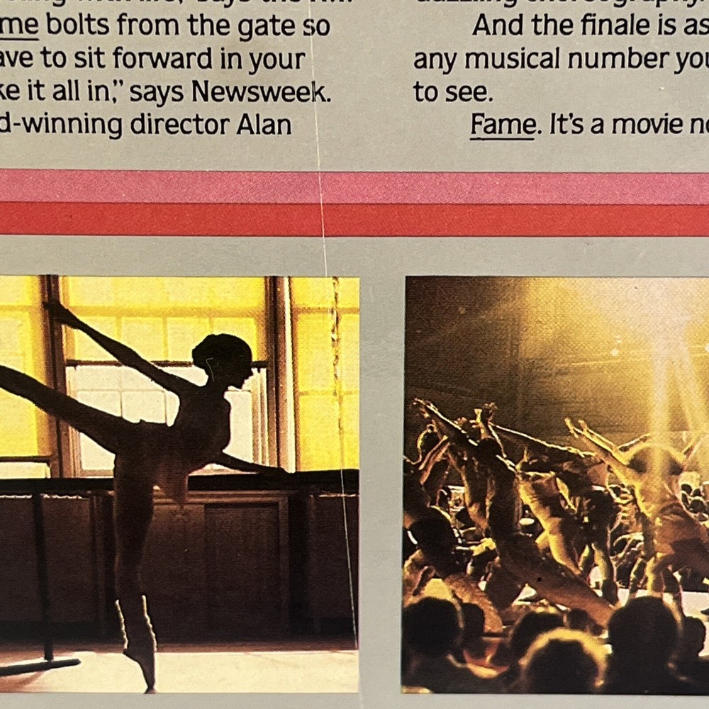 FAME MGM GATEFOLD BETA BETAMAX!