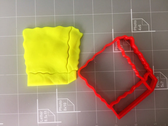 Sponge Cookie Cutter - Available in 2 Sizes