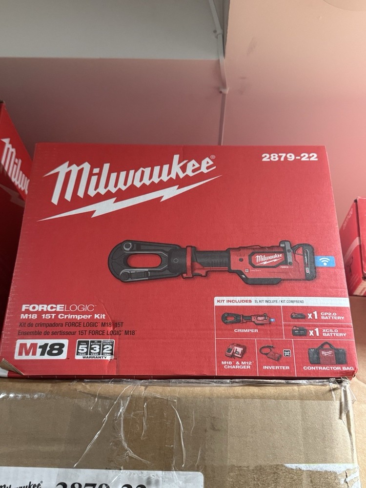 Milwaukee Tool 2879-22 M18 Force Logic 15T Crimper Kit