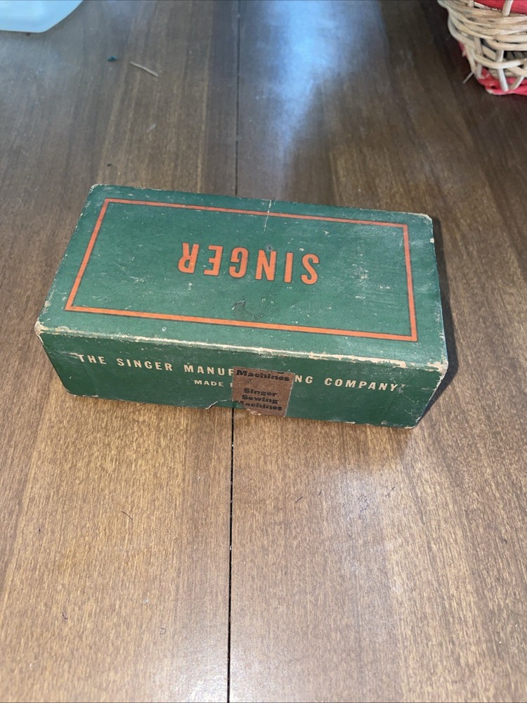 Vintage singer sewing machine box