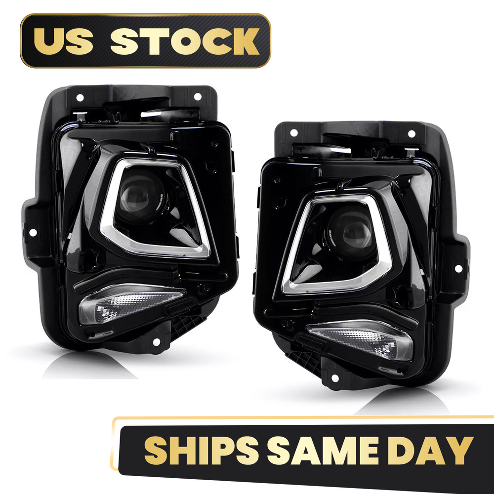 For 2019-2022 Chevy Blazer HID/Xenon Headlight Projector Type Left+Right Pair