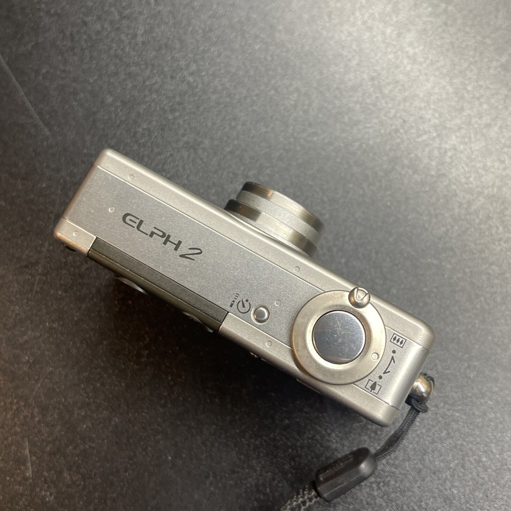 Canon PowerShot ELPH 2 Silver Compact Camera Partially Tested