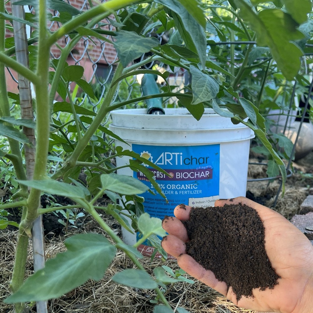 ARTi Biochar Wormcast - 2 gallons