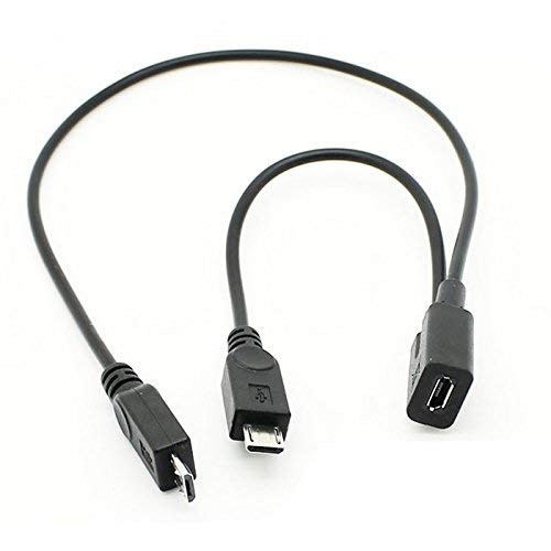 chenyang Micro USB 1 to 2 Y Splitter Cable,Micro 1 2 micro usb 1 2