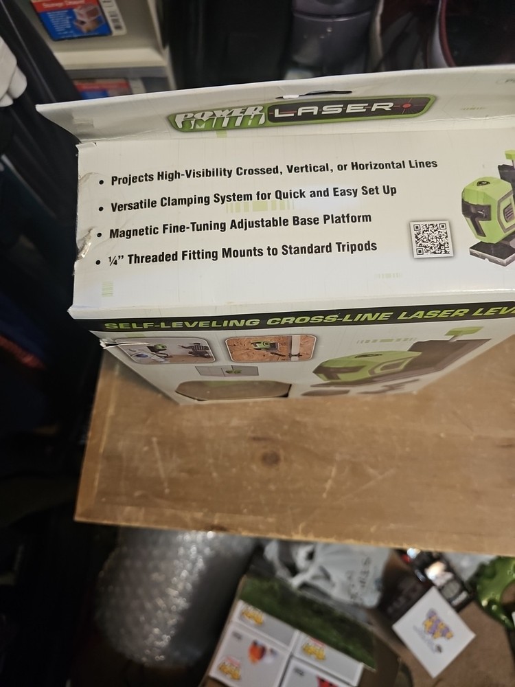 Power Smith Laser Self- Leveling- Line Laser Level Used One Time.