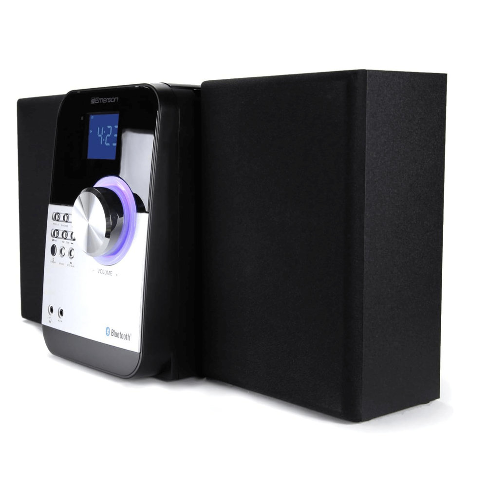 Emerson CD & MP3 Bluetooth FM Radio Microsystem w Programmable CD and MP3 Option