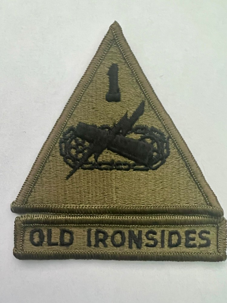 1st Armored Division Subdued US Army Patch