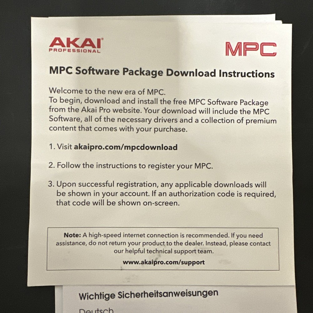 Akai Professional MPC Studio Music Production Controller and MPC Software