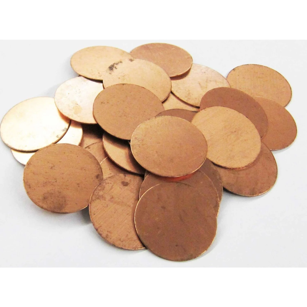 Copper Round Blanks (Multiple Sizes)
