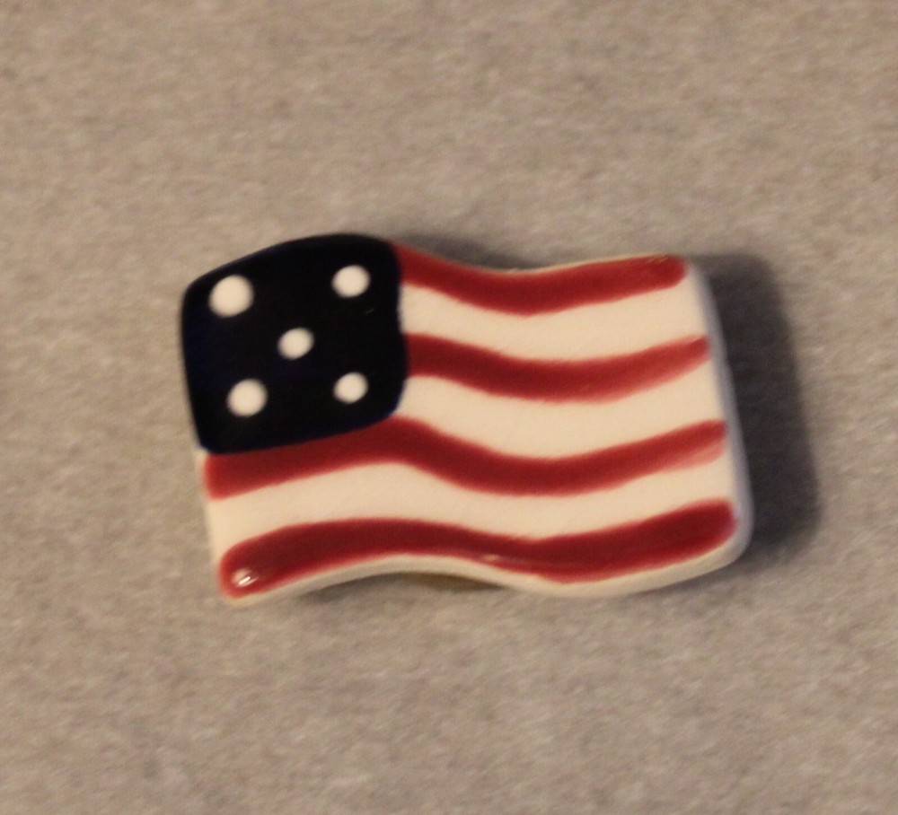 Patriotic Flag Theme Button Covers