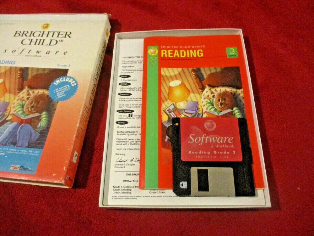 Vintage Better Child Software Reading Grade 3