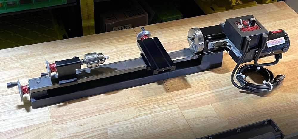 SHERLINE 4400A 3.5" X 17" Lathe with "A" Package plus Extras Hardly Used NICE!