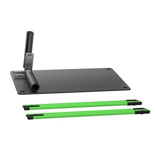 Adjustable Golf Swing Plane Trainer System for Practicing Stick Holder + Sticks