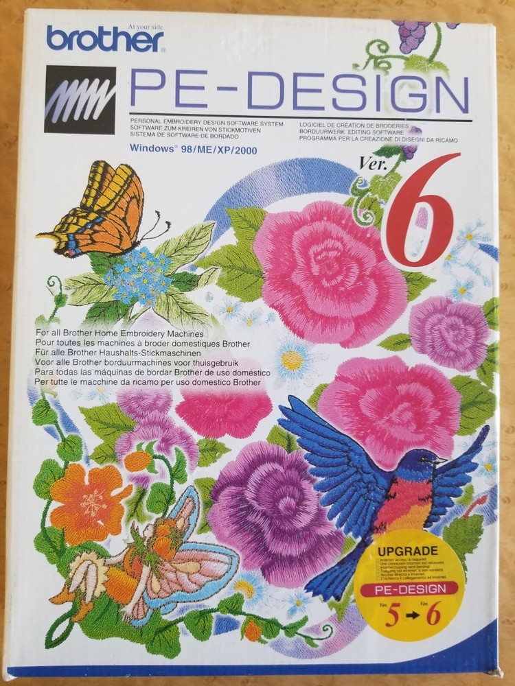 Brother PE-Design 6 Upgrade From Version 5