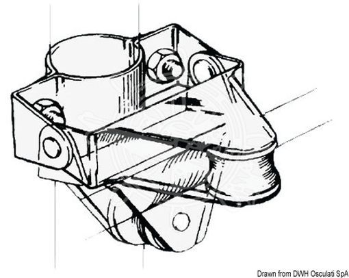 Seasure block formounting on stanchions 12 mm
