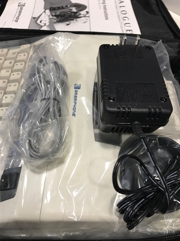 NEW Ameriphone Dialogue III-P TTY with Leather Case