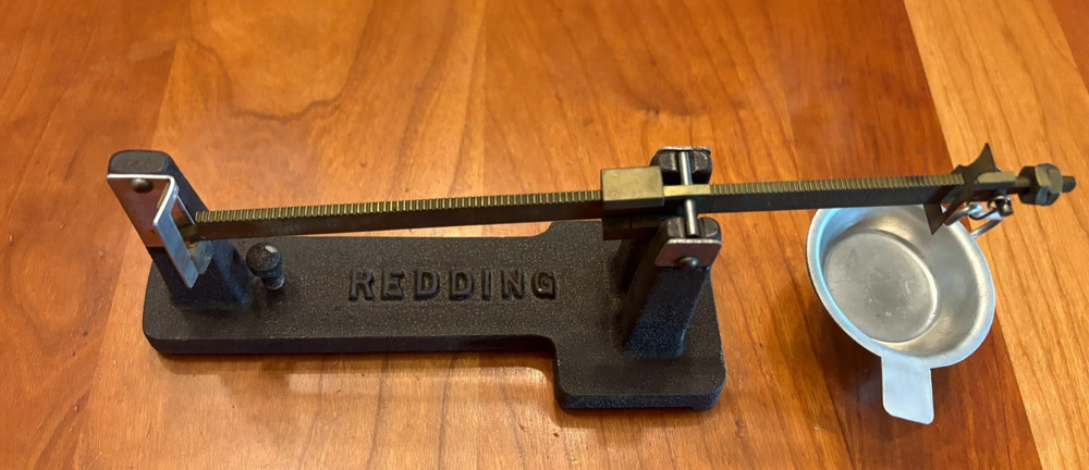 Vintage Redding Powder and Bullet Scale with Box