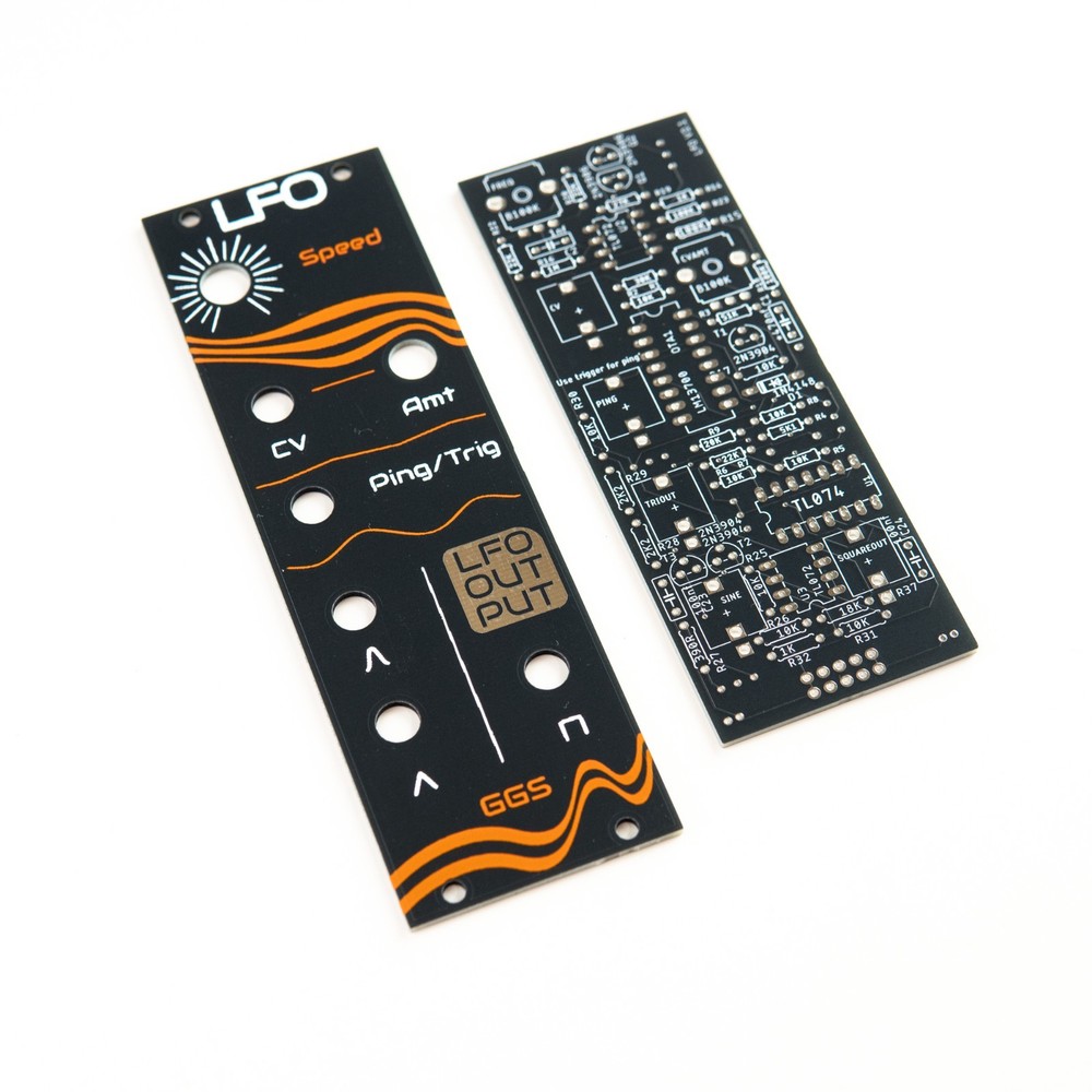 LFO DIY Eurorack Module Kit / PCB & Front Panel / Low Frequency Oscillator