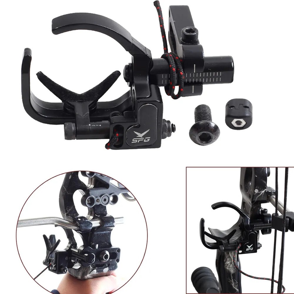 Archery Hunting Arrow Rest Compound Bow Up Down Right Hand 4-way Adjustable