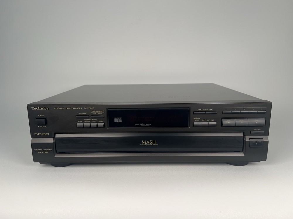 Technics SL-PD825 5 Disc CD Player Carousel Changer No Remote
