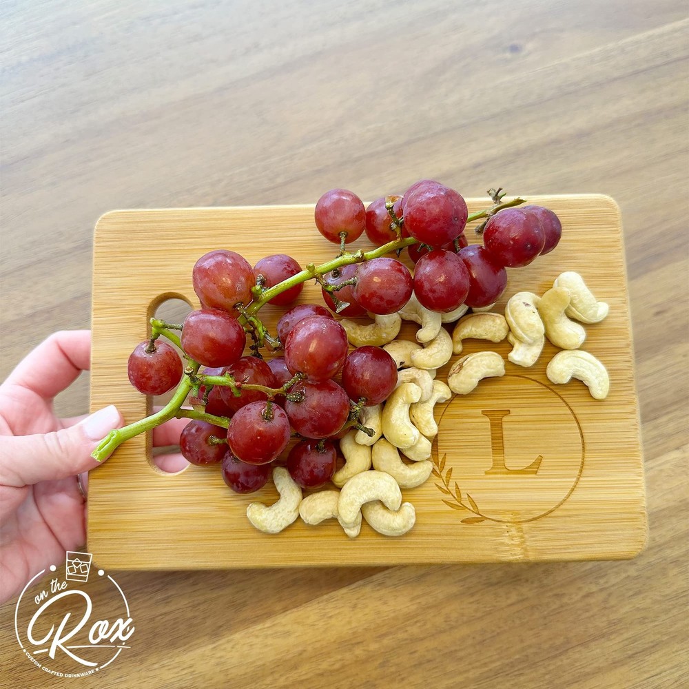 Personalized Cutting Boards - Small Monogrammed Engraved Cutting Board (I) - ...