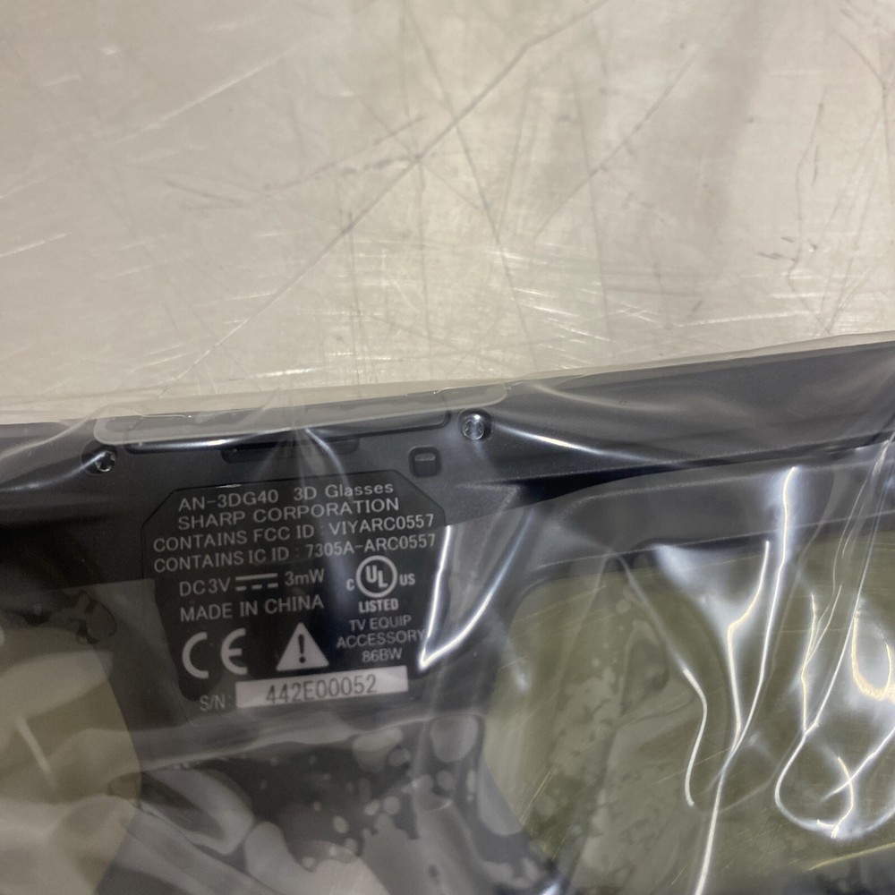 SHARP AN-3DG40 Active 3D Glasses