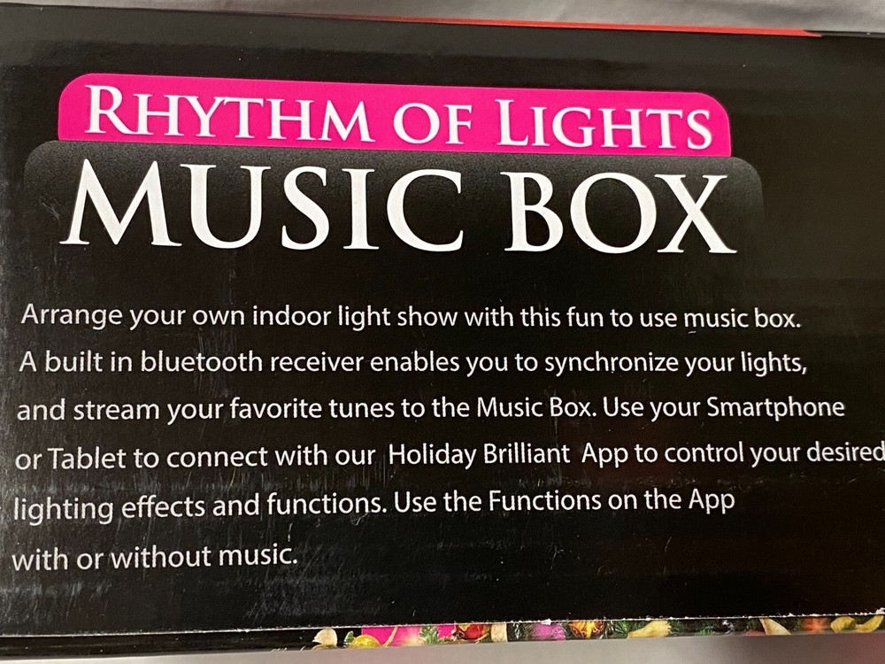 Christmas Tree Musical & Light String Music Box Control via Bluetooth Phone Apps