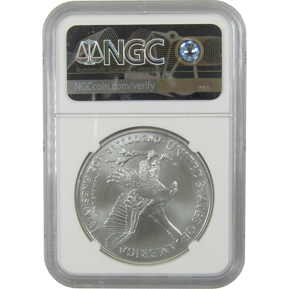 2021 Type 2 American Silver Eagle MS 70 NGC Bullion Uncirculated
