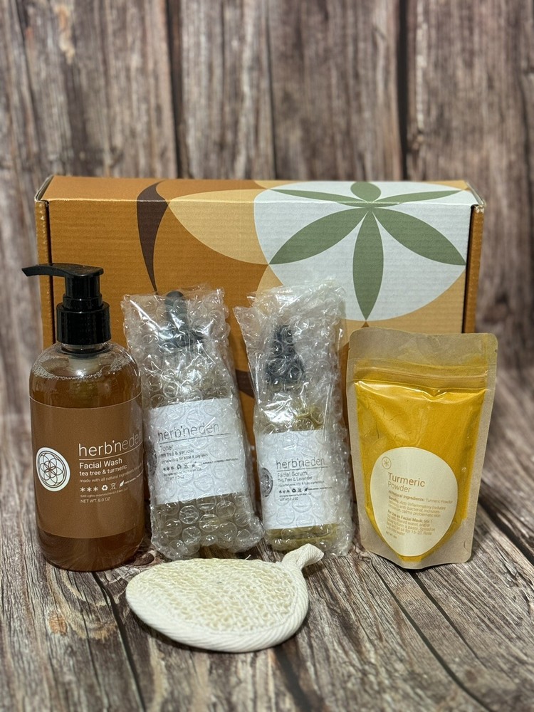 Herb'N Eden Hyperpigmentation Facial Kit | Cleansing, Masking, Toning, Hydration