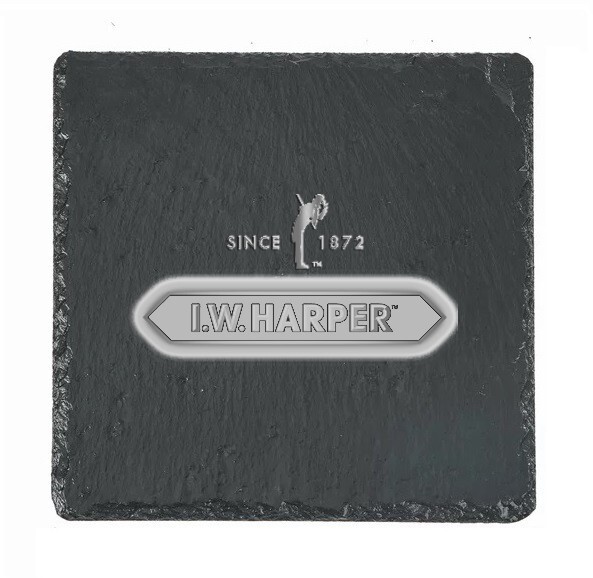 I. W. HARPER Whiskey Slate Coaster